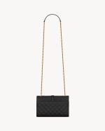 YSL Envelope Small in Quilted Grain De Poudre Embossed Leather - Image 5